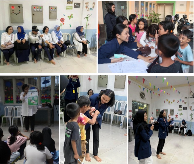 PENYULUHAN KESEHATAN PADA ANAK USIA SEKOLAH DASAR DI  KOMUNITAS KENOSIS SURABAYA